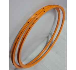 ráfek dvoustěnný - 540 - oranžová prášková barva - 24 + 4 + AV díry
