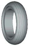 tyre PUE 100 x 30 (4 x 1) - grey
