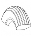 plášť PUE 200 x 50 (8 x 2) MV3 standard - černá - větší průměr