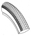 tyre PUE 37-305 (16 x 1,75) MV14 - black