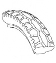 plášť PUE 47-203 (12 1/2 x 1 3/4) MV8 standard - černá