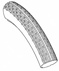 tyre PUE 47-406 (20 x 1.75) MV2 - r20 - grey