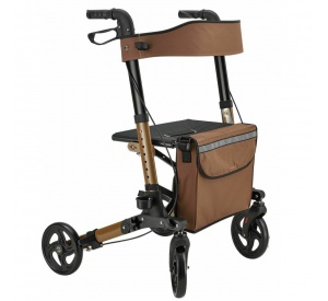 rollator - aluminium foldable frame, 4x 8