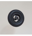 wheel PUE - 200 x 50 (56) black standard - bigger diameter - HD design rim - black