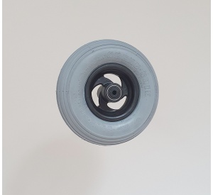kolečko PN - 200 x 50 (60) šedý - ráfek HD design - černý