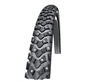 tyre Schwalbe 55-406 Marathon Winter (144 hrotů) - black + reflex line
