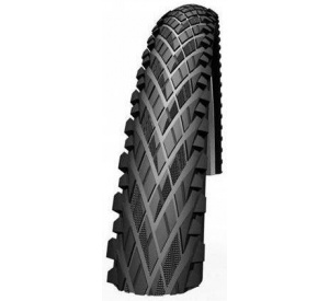 plášť Schwalbe Impac 50-507 Crosspac (drátový) - černá + reflexní pruh