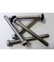 QRA - 108 - 12 mm with Al cap - silver anodizing - M12 x 1,25
