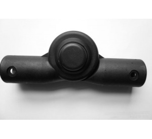 plastový kloub - průměr 22 mm - černý knoflík