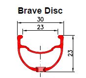 ráfek Brave Disc 26