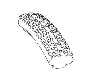 tyre PUE 47-559 (26 x 1.75) MV7 - grey