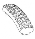 tyre PUE 47-559 (26 x 1.75) MV7 - grey