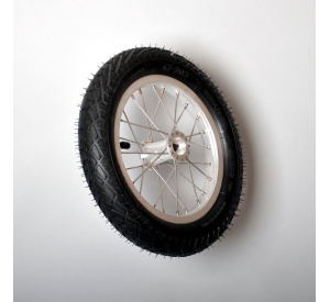 silver wheel with groove - 12