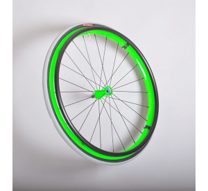 wheel neon green 24