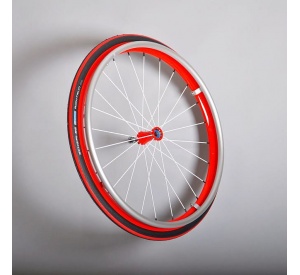 wheel neon red 24