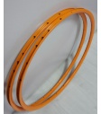 double wall rim - 540 - orange powder painting- 24 + 4 + AV holes