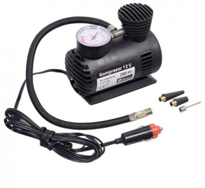 vzduchový autokompresor 12V - včetně adaptérů
